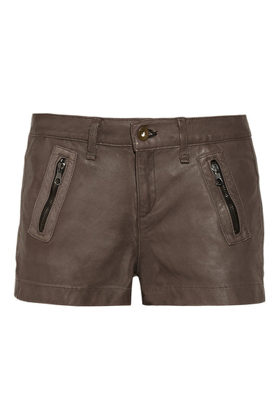 Lakshmi leather shorts